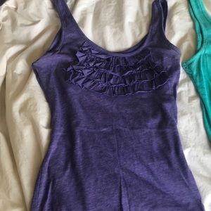 Ruffle tank tops